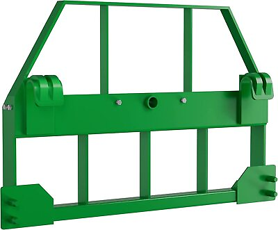 #ad 46quot; Skid Steer Pallet Fork Frame Attachment W Bale Spear Sleeves for JD loaders $269.99