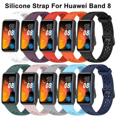 #ad For Huawei Band 8 Band 9 Smart Watch Band Silicone Strap Bracelet Replacement $5.59