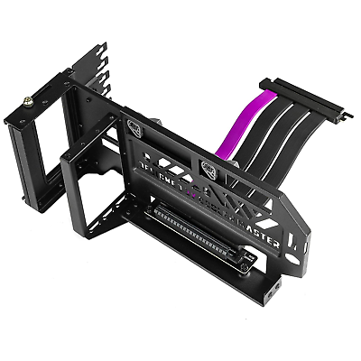#ad Masteraccessory Vertical GPU Card Holder Kit V3 Black Premium Riser Cable PCI E $87.99