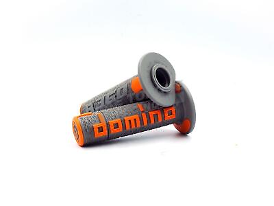 #ad Domino Grey amp; Orange A360 Offroad Grips to fit FB Mondial Bikes GBP 23.95