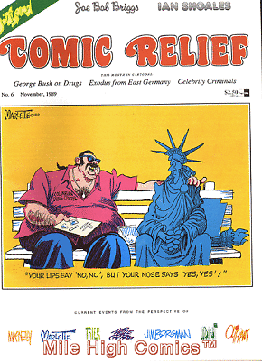 #ad COMIC RELIEF MAGAZINE 1989 Series #6 Good $2.70