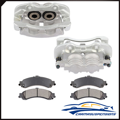 #ad Rear Brake Calipers And Ceramic Pads For Chevrolet Avalanche Silverado 1500 HD $114.00