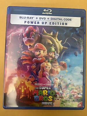 #ad Mario Brothers Movie Blu Ray amp; DVD With Case No Digital. Free Shipping. $9.75