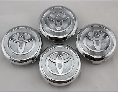 #ad 4x Toyota Camry Avalon Matrix 42603 06080 Chrome Wheel Center Caps Hubcaps 62MM $15.88