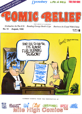 #ad COMIC RELIEF MAGAZINE 1989 Series #14 Very Good $4.12