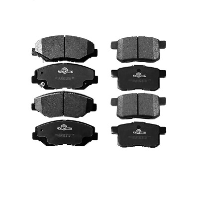 #ad D914 D1336 Front and Rear Ceramic Brake Pads For 2011 2017 Honda Accord $38.98