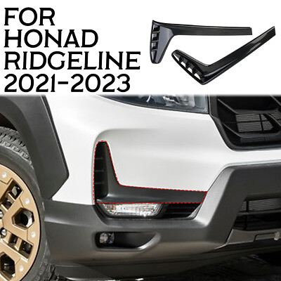 #ad Carbon Fiber style front fog light lamp trim cover For Honda Ridgeline 2021 2023 $49.00