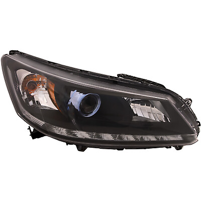 #ad Headlight For 14 15 Honda Accord Fits Hybrid Model CAPA Halogen Right Passenger $296.87