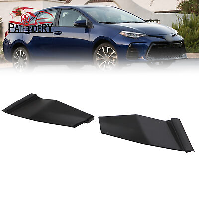 #ad 1 Pair For Toyota Corolla 2014 2019 Front Wiper Side Cowl Extension Cover Trim $10.59