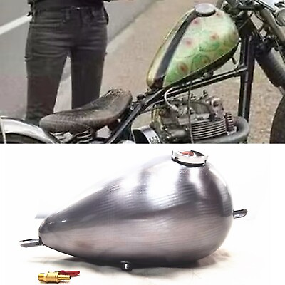 #ad 8L Universal Handmade Motorcycle Petrol Gas Fuel Tank For All Motorcycles Iron $239.10