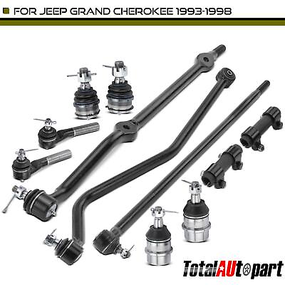 #ad 11x Tie Rod End amp; Ball Joint amp; Track Bar for Jeep Grand Cherokee 1993 1998 Front $156.99