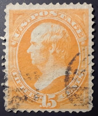 #ad US Scott 152 Fresh Bright Color And Light Fancy Cancel VF Sound Stamp $79.99