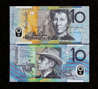 #ad Australia 10 DOLLARS P 58 2015 POLYMER UNC Australian Horse Riding Hunter Money $29.99