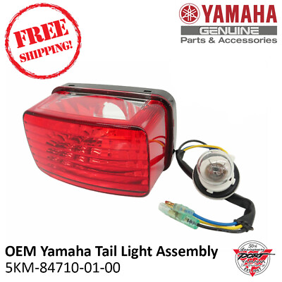 Yamaha 2007 2015 Grizzly 700 OEM Tail Light Lens Assembly Brake Light Taillight $38.50