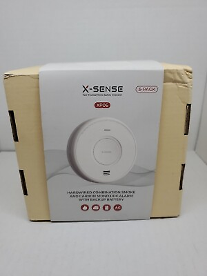 #ad #ad X Sense XP06 AC Hardwired Combination Smoke and Carbon Monoxide Alarm 3PACK SET $65.33