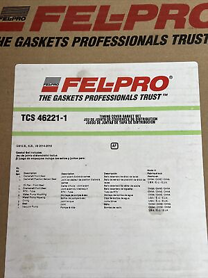#ad Engine Timing Cover Gasket Set Fel Pro TCS 46221 1 $102.00
