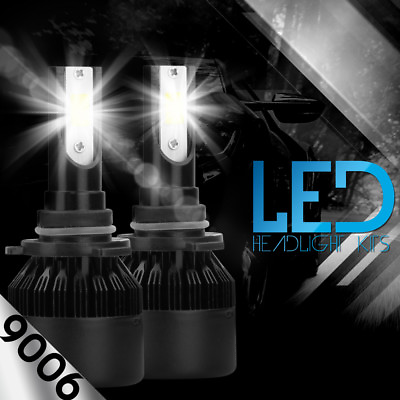#ad CREE 9006 LED Headlight Lamp Light Bulbs Conversion Kit 1300W 195000LM HID 6000K $19.99