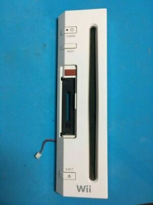 #ad Official Nintendo Wii Replacement Front Cover Faceplate W Cable White RVL 001 $21.95