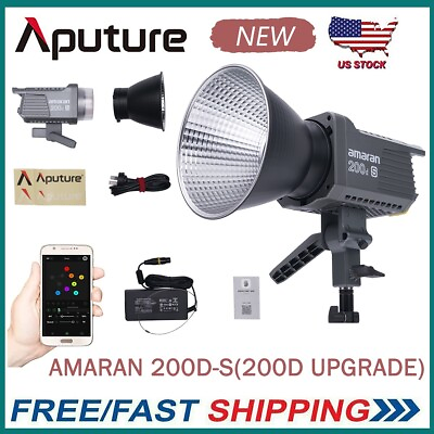 #ad Aputure Amaran 200d S LED Video Light 200W 5600K Bowens Mount Sidus Link App UPG $269.99
