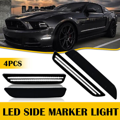 #ad for 2010 2014 Ford Mustang Side Marker Light Front amp; Rear WHITE amp;REDamp;YELLOW LAMP $30.49