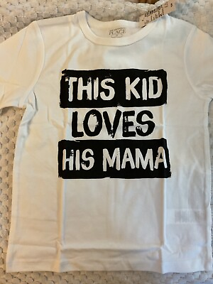 #ad Boys#x27; Size 4T quot;This Kid LOVES His Mamaquot; T Shirt by The Children#x27;s Place NWT $5.99
