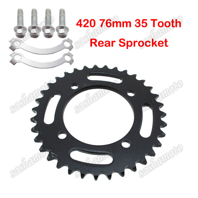 420 76mm 35 Tooth Rear Sprocket For Chinese 125cc 150cc Dirt Pit Bike CRF50 SSR $21.95