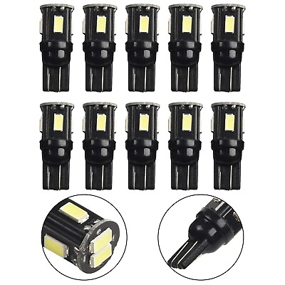 #ad Enhanced Visibility with 10X T10 LED Bulbs for Car Interior and License Plate $17.19