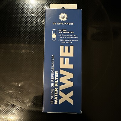 #ad GE XWFE Refrigerator Water Filter White OEM original with Chip $38.00