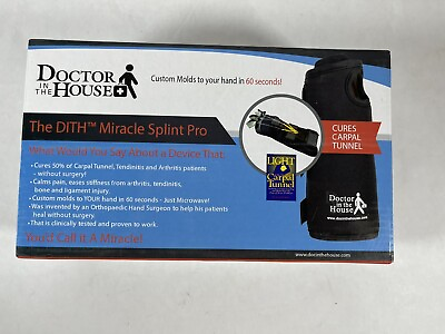 #ad Doctor In The House The DITH Miracle Splint Pro Carpal Tunnel Right Hand NEW $12.25