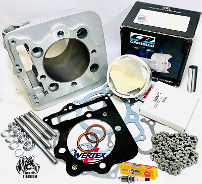 #ad Honda 400EX 400X Top End Rebuild Kit 85mm Stock Bore Cylinder CP Piston Assembly $319.99