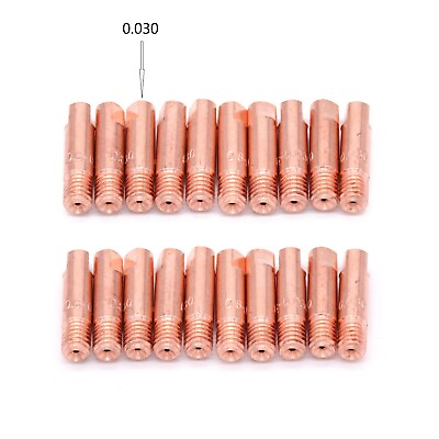 #ad 20PK Replacement Contact Tips .030quot; KH711 for Lincoln Electric Handy Mig Gun $13.40