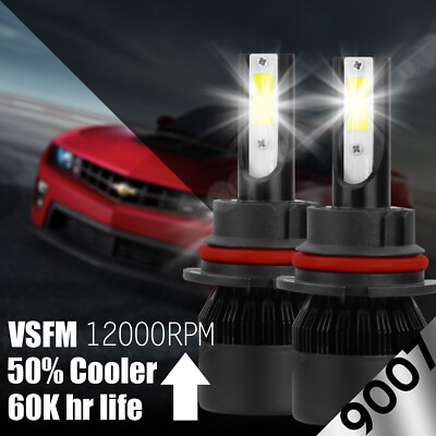 #ad New CREE LED 488W 48800LM 9007 HB5 Headlight Conversion Kit H L Beam Bulbs 6000K $19.25