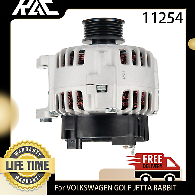 #ad #ad Alternator for Volkswagen Golf 10 14 Jetta 2005 2010 Rabbitt 06 09 11254 2.5L $95.99