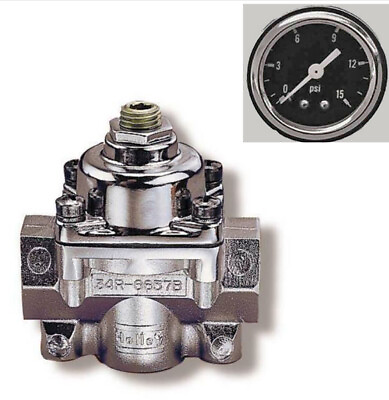 Fuel Pressure Regulator Gauge Kit Holley Carburetor Carb Quick Fuel 12 803 SBG $59.99