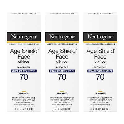 #ad BLNeutrogena Age Shield Spf#70 Face Lotion 3oz 62332 **Pack of 3** $55.99