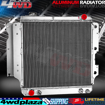 #ad Aluminum 4 Row Radiator For 87 06 Jeep Wrangler YJ TJ 2.4L L4 2.5L 4.0L 4.2L L6 $159.00