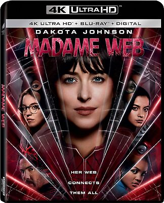 #ad New Madame Web 4K UHD Blu ray Digital $29.99