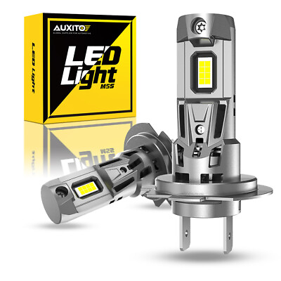 #ad H7 LED Headlight Bulb Kit High Beam 6500K 50000LM White Bulbs Bright Lamp CANBUS $28.29