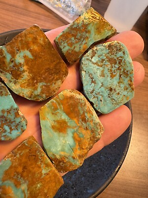 #ad High Blue Kaolin Turquoise. 97 g Of slabs Get What You See Get The Blues $88.11