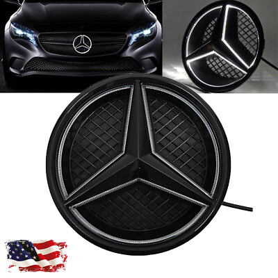 #ad LED Emblem Light Car Front Grille Illuminated Logo Star Badge For Mercedes Benz $28.79