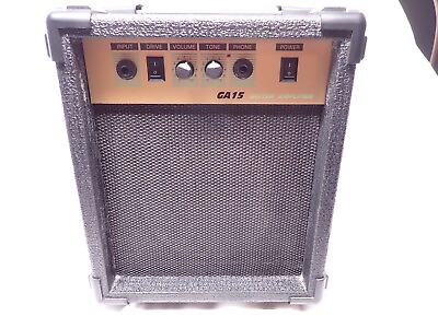 #ad Daphon GA15 Guitar Amplifier 15 Watts Works and looks good $55.00