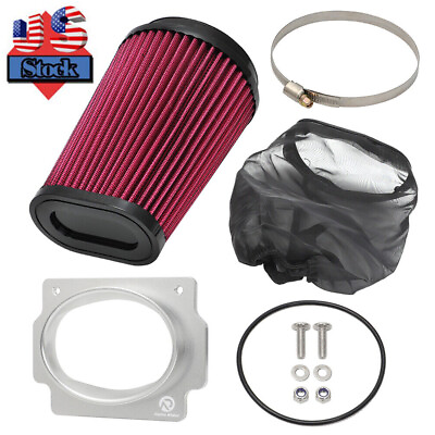 #ad For Yamaha Banshee YFZ350 Pro Flow Airbox Adapter KN style Air Filter Outerwear $31.99