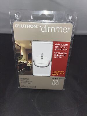 #ad Lutron Dimmer Switch With Toggle New $10.50