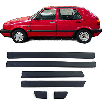 #ad #ad For VW GOLF 2 II 87 92 Door Trim Side Strips Moulding Wide Left Right $93.65