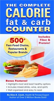 #ad The Complete Calorie Fat amp; Carb Counter Paperback or Softback $10.93
