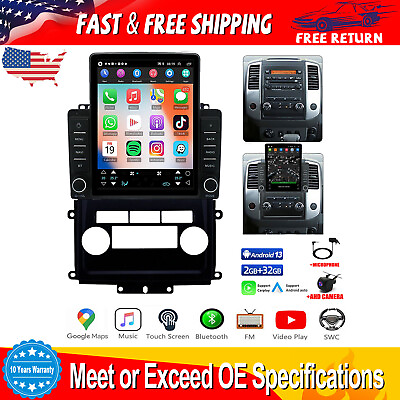#ad Android 13 For 2009 2014 Nissan Frontier Xterra Carplay Car Radio 232GB GPS FM $203.99
