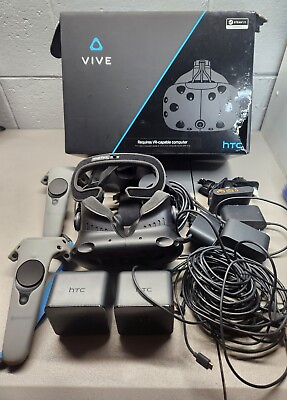 #ad HTC Vive VR Headset Complete Set Full Kit System Steam VR PC Virtual Reality $279.99