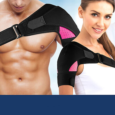 #ad Shoulder Brace Support Ice Pack amp; Compression SleeveRotator Cuff for Menamp;Women $23.99
