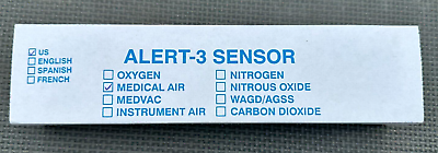 #ad Amico A3P SENS U AIR Alert 3 Medical Air Sensor New $265.24