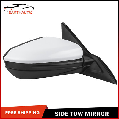 #ad New Side Right Mirror For 2016 19 Honda Civic Power Glass Passenger White 3Wire $55.90